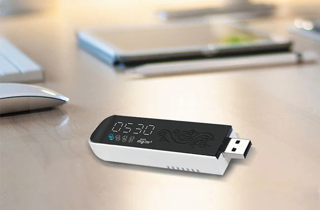 Comunicación de IAQ Mini Monitor de CO2 CM01