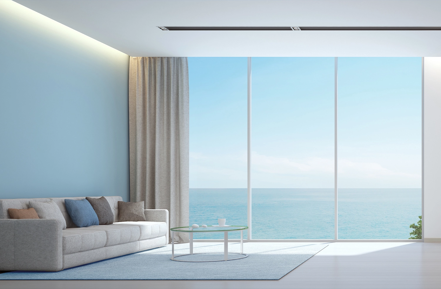 Aplicación del transmisor de montaje de conducto AM6208D