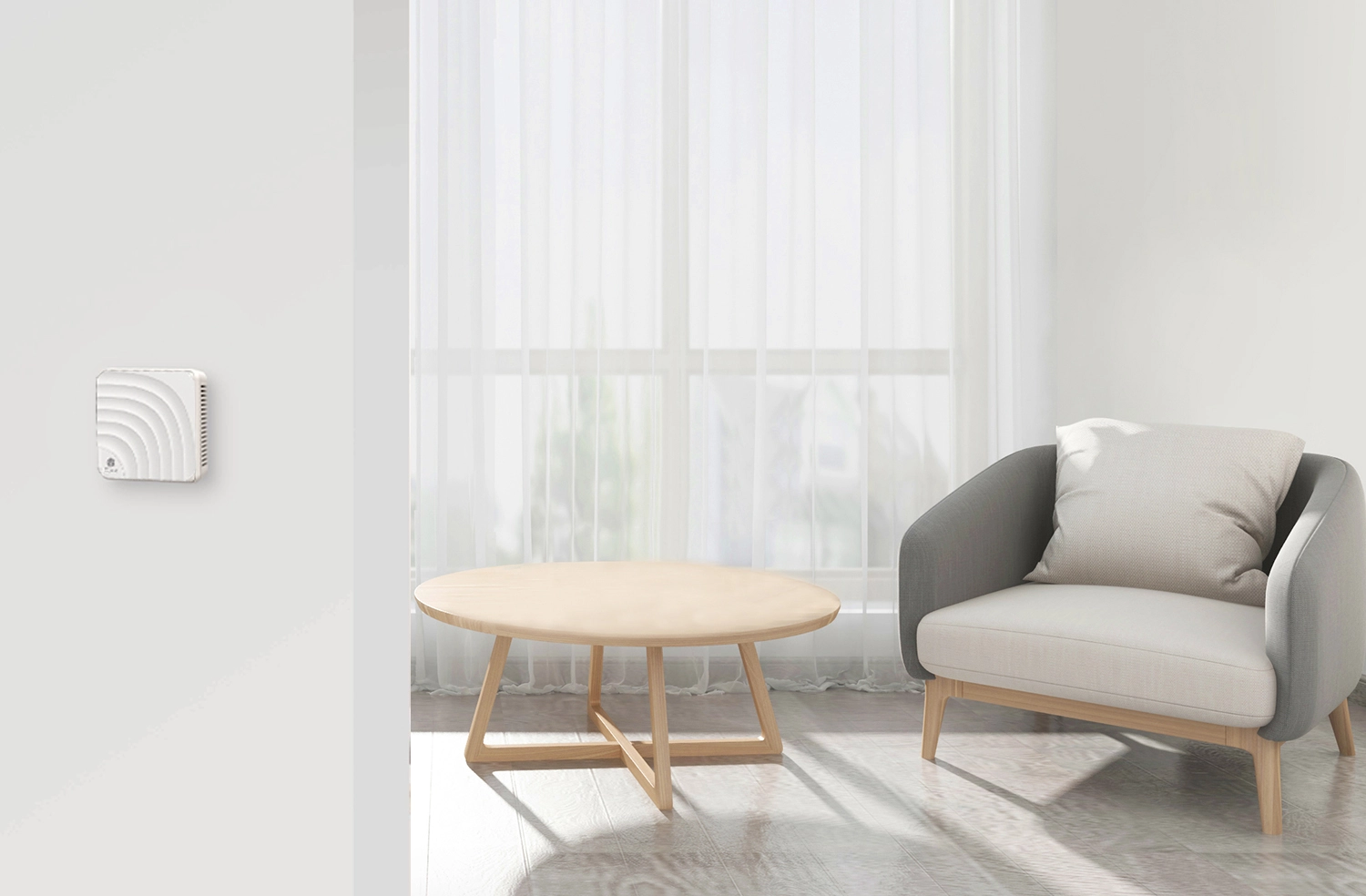 Aplicación del transmisor de montaje en pared AM6208W