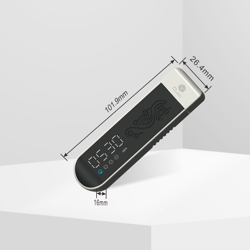 Estructura del mini Monitor de CO2 CM01