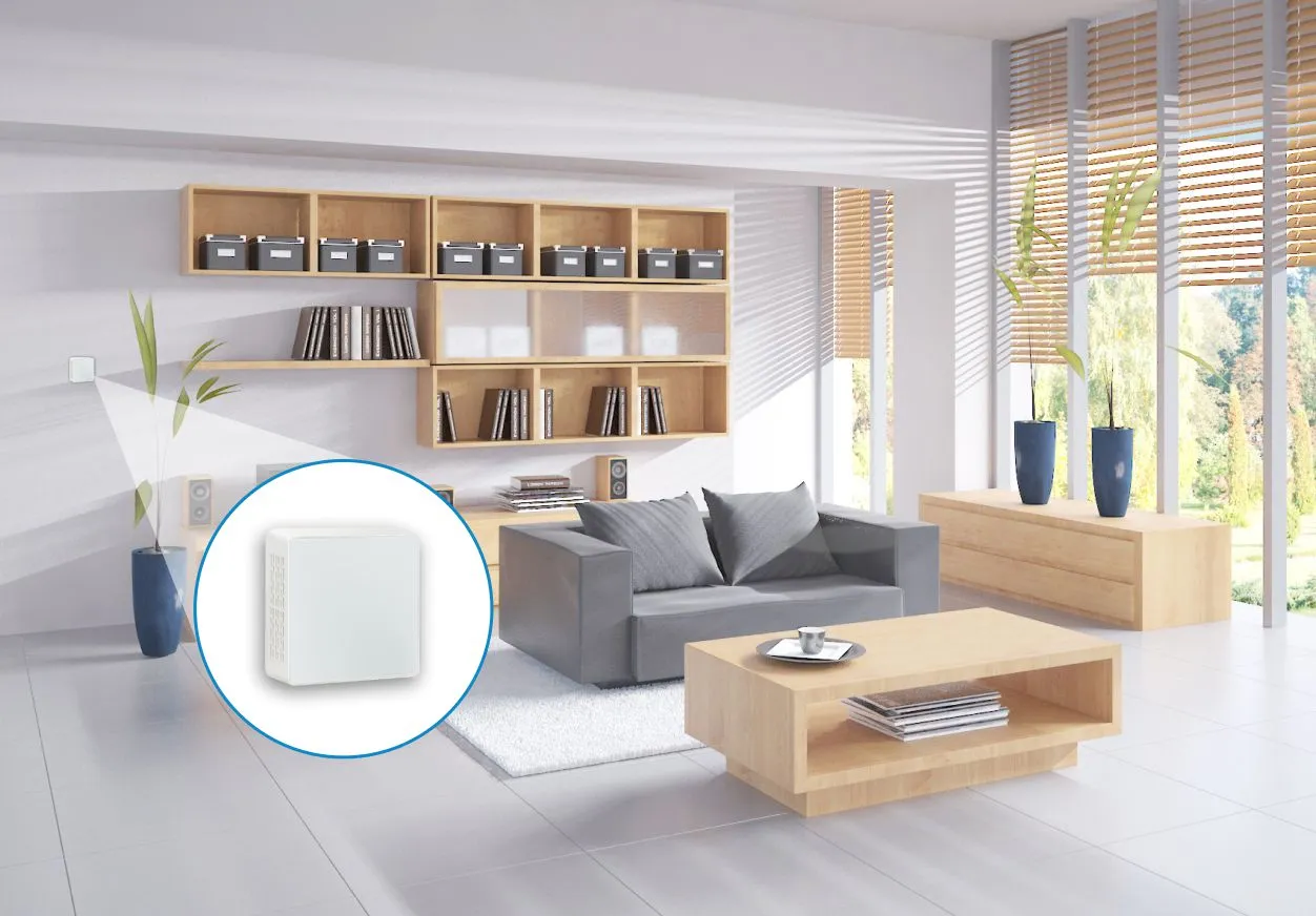 ¿Cómo funciona el controlador y monitor de HVAC cúbico?