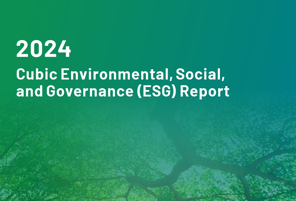 Impulsar la sostenibilidad a través de la tecnología verde: Cubic lanza ESG 2024 Report _ copy20251202