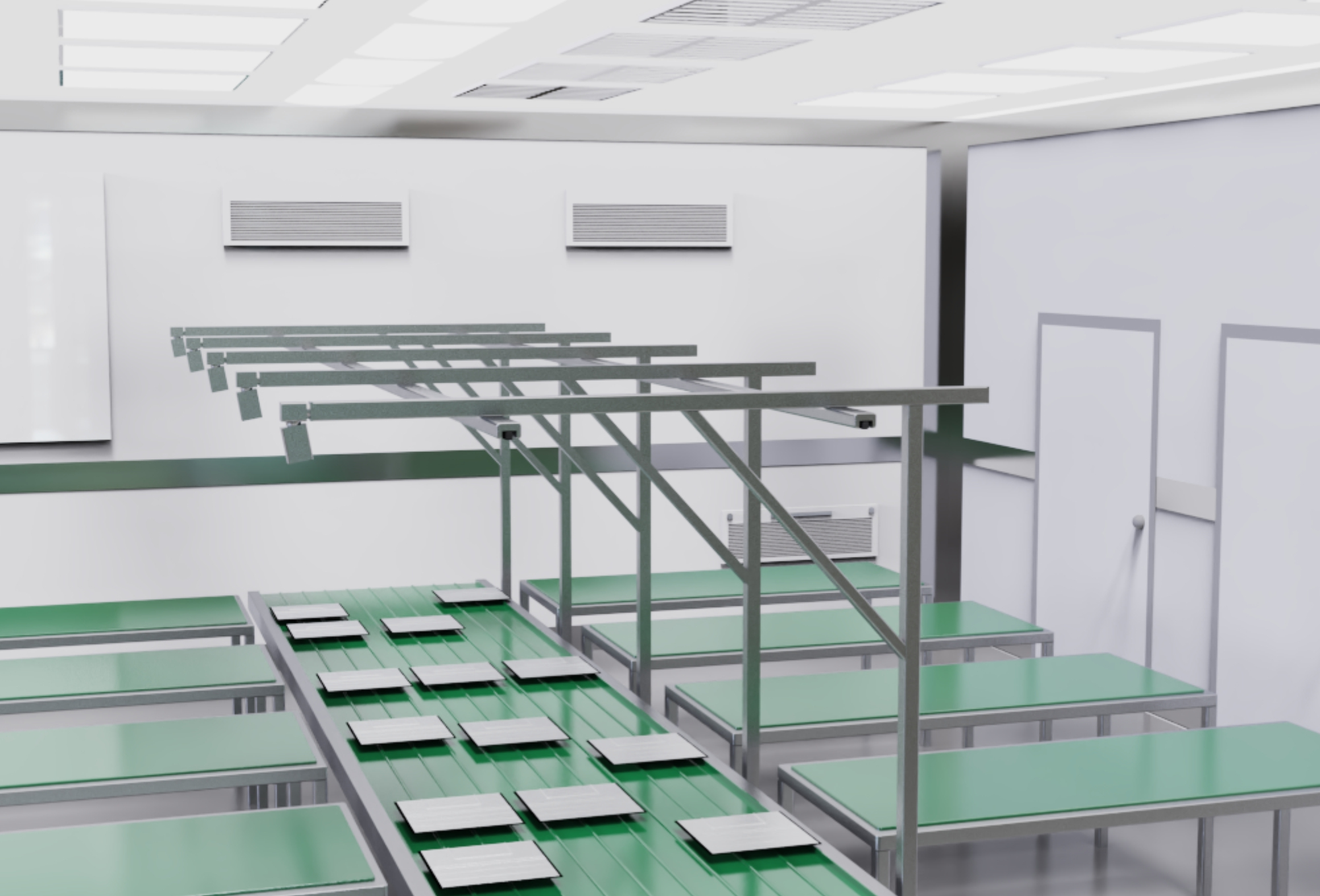 Contador de partículas ópticas cúbicas aerotransportadas para la industria de pantallas planas