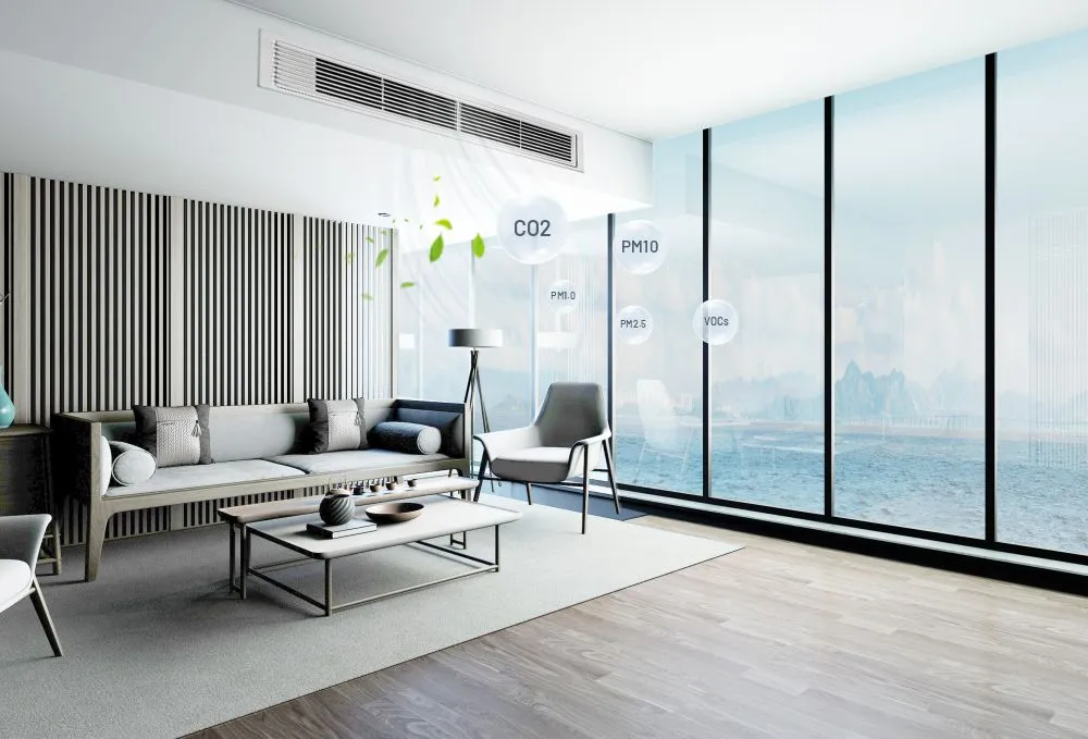 Soluciones de detección del sistema de aire fresco cúbico