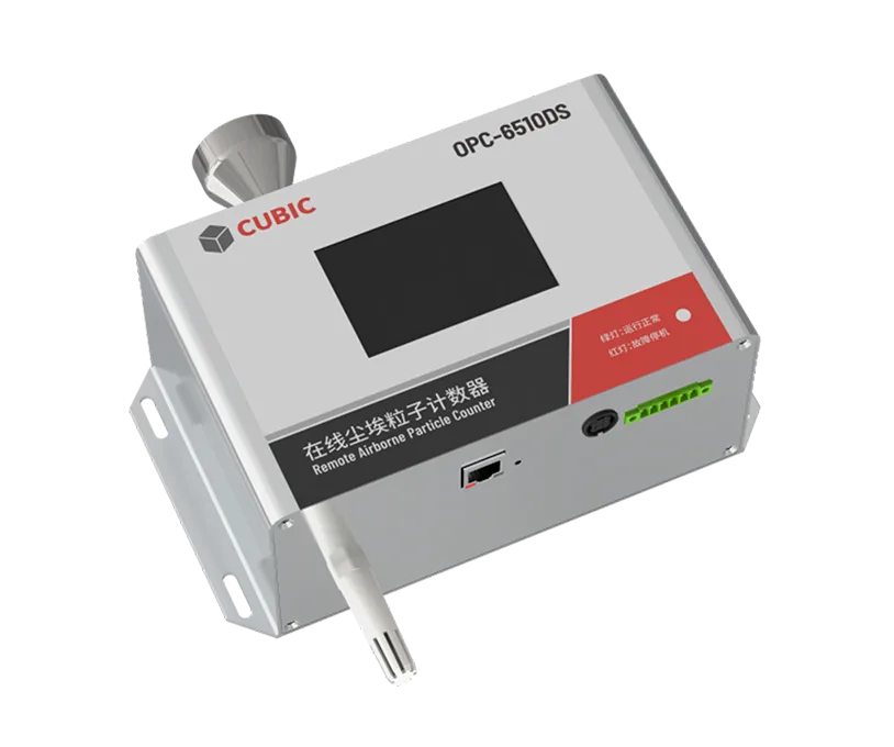 Contador de partículas en línea de 28.3LPM con OPC-6510DS de visualización